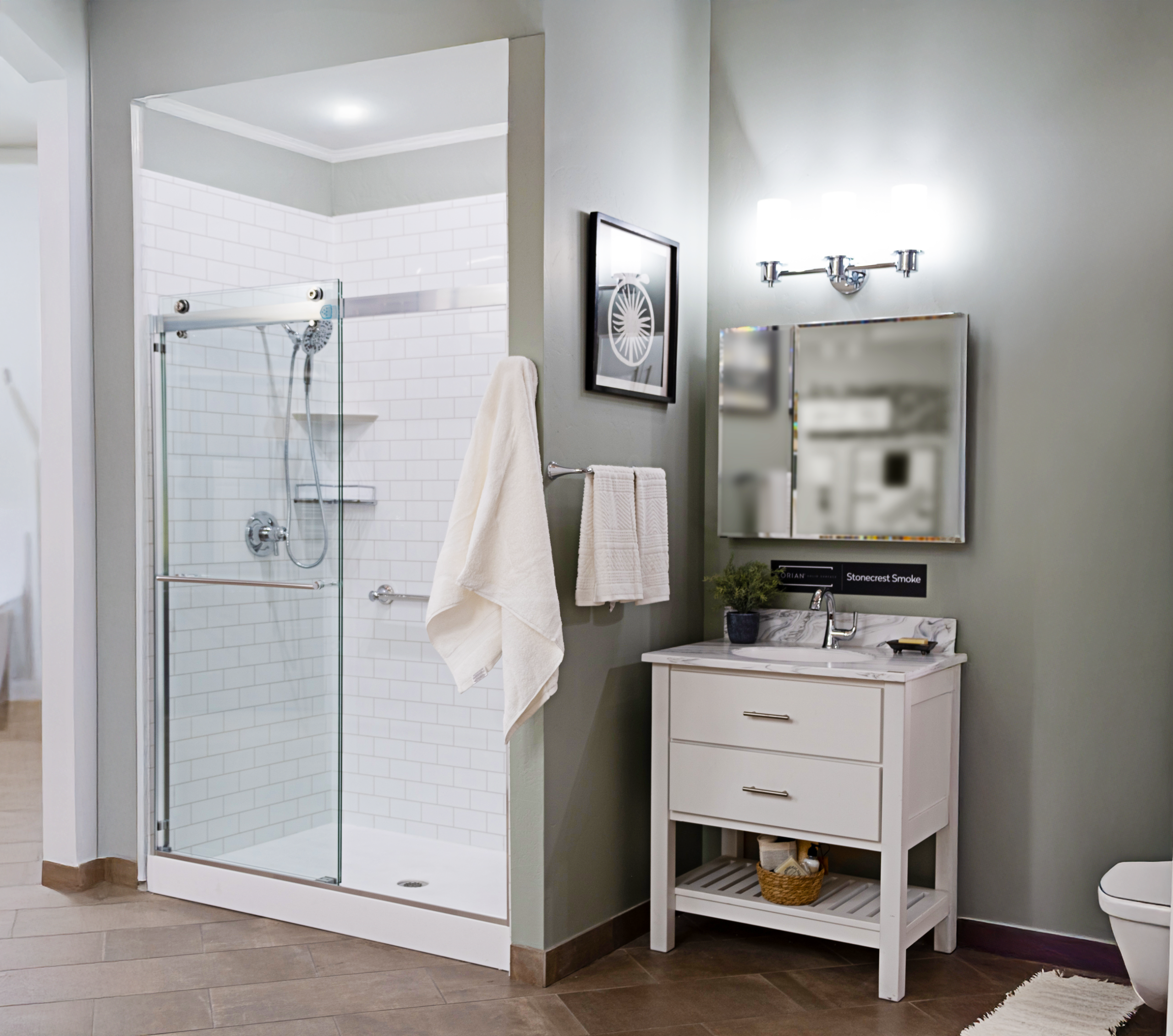 Tub-to-Shower Conversion